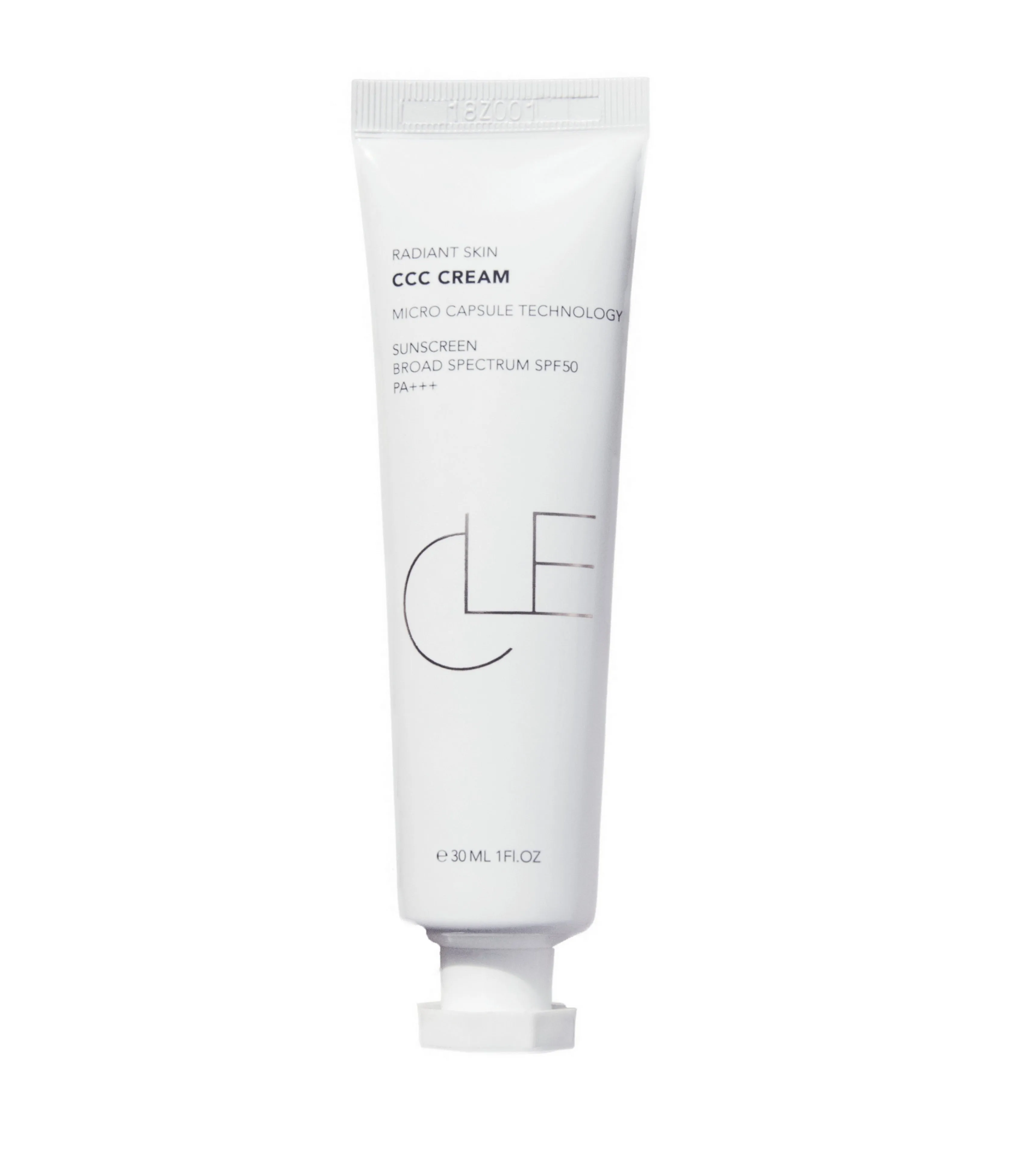 CLE Cosmetics CCC Cream (Warm Medium) Lightweight All-In-One Primer and Foundation That Contains SPF 50