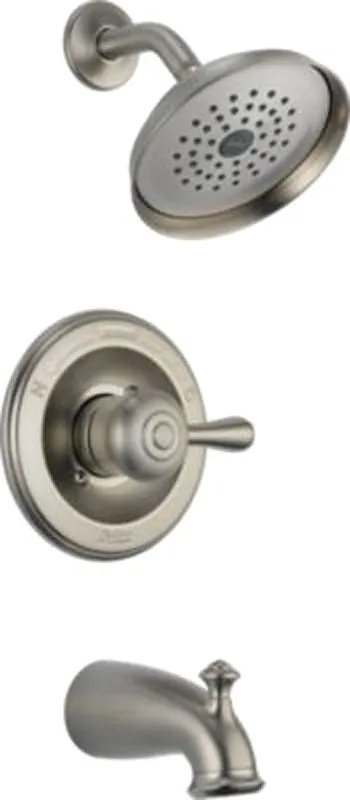 Delta Leland Series 14478-SSSHL Tub and Shower Trim, Brass, Stainless Steel :EA: QUANTITY: 1