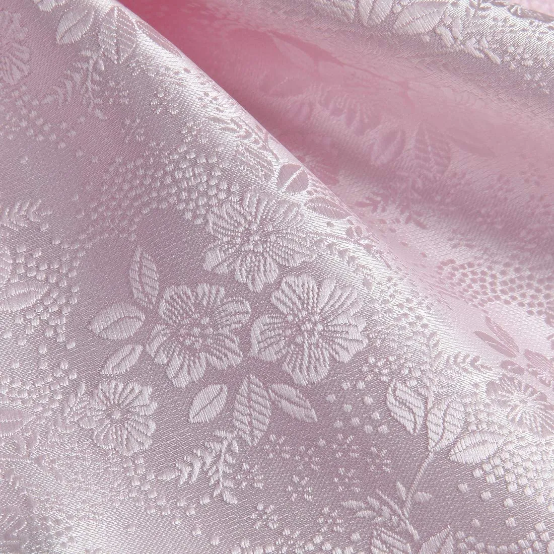 Floral Paisley Ascot Cravat Scarf - A-PINK