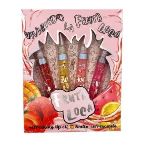 Fruta Loca Refreshing  Lip Oil 4PC Set (1 unit)