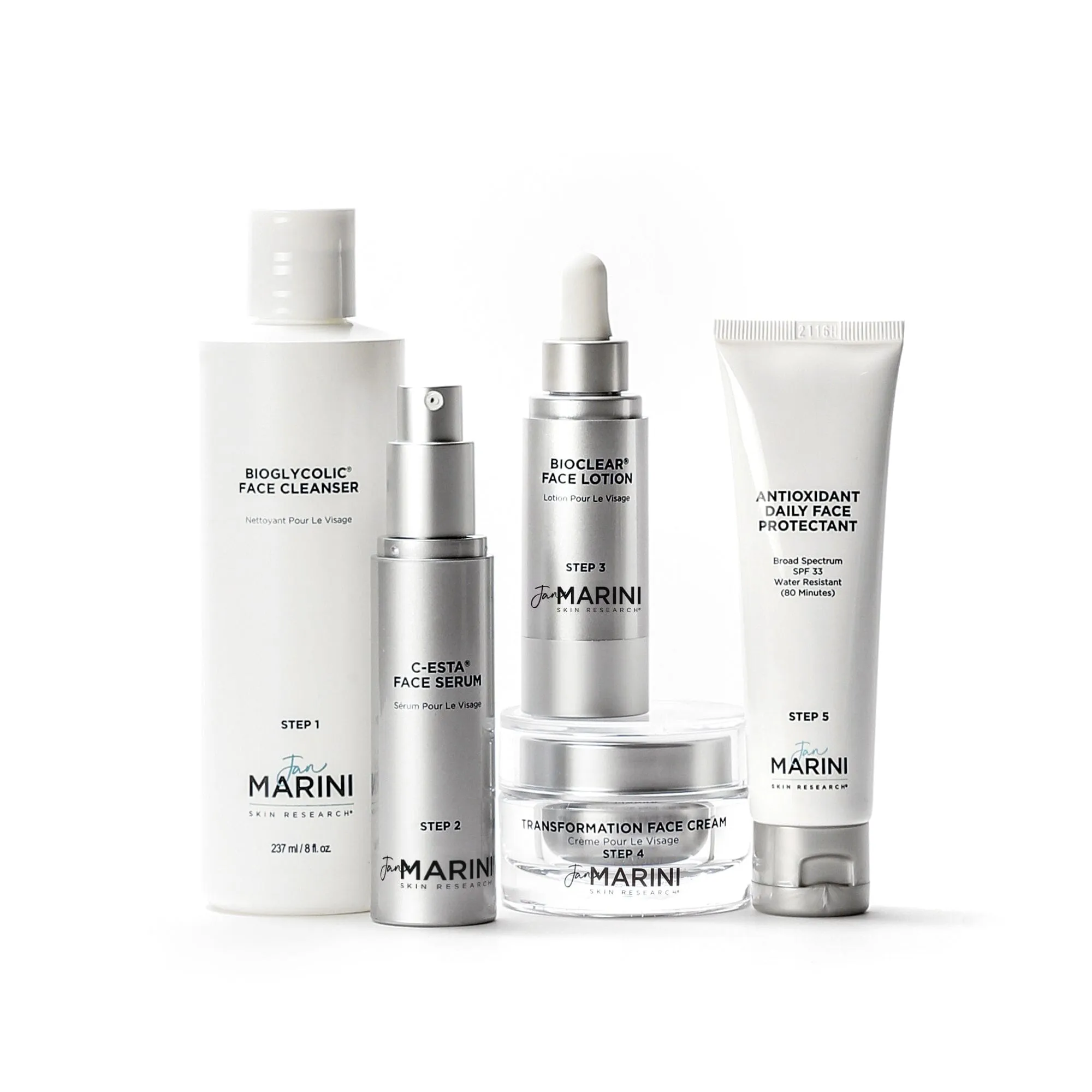 Jan Marini Skin Care Management System - Normal/Combination Skin with Antioxidant Daily Face Protectant SPF 33