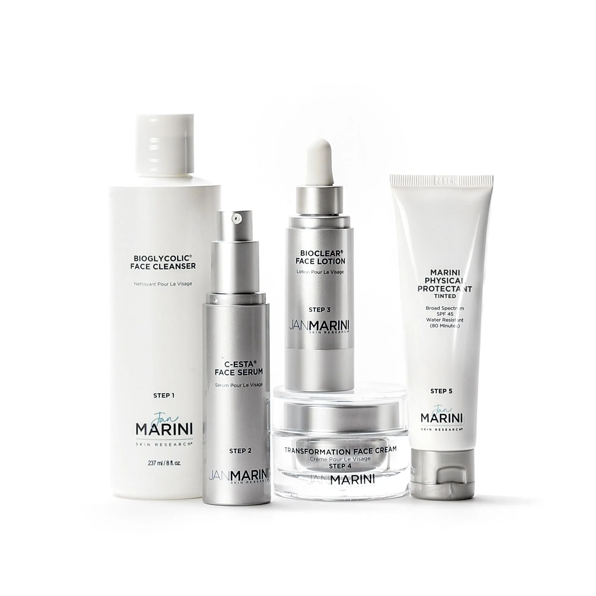 Jan Marini Skin Care Management System - Normal/Combination Skin with Marini Physical Protectant Tinted SPF 45