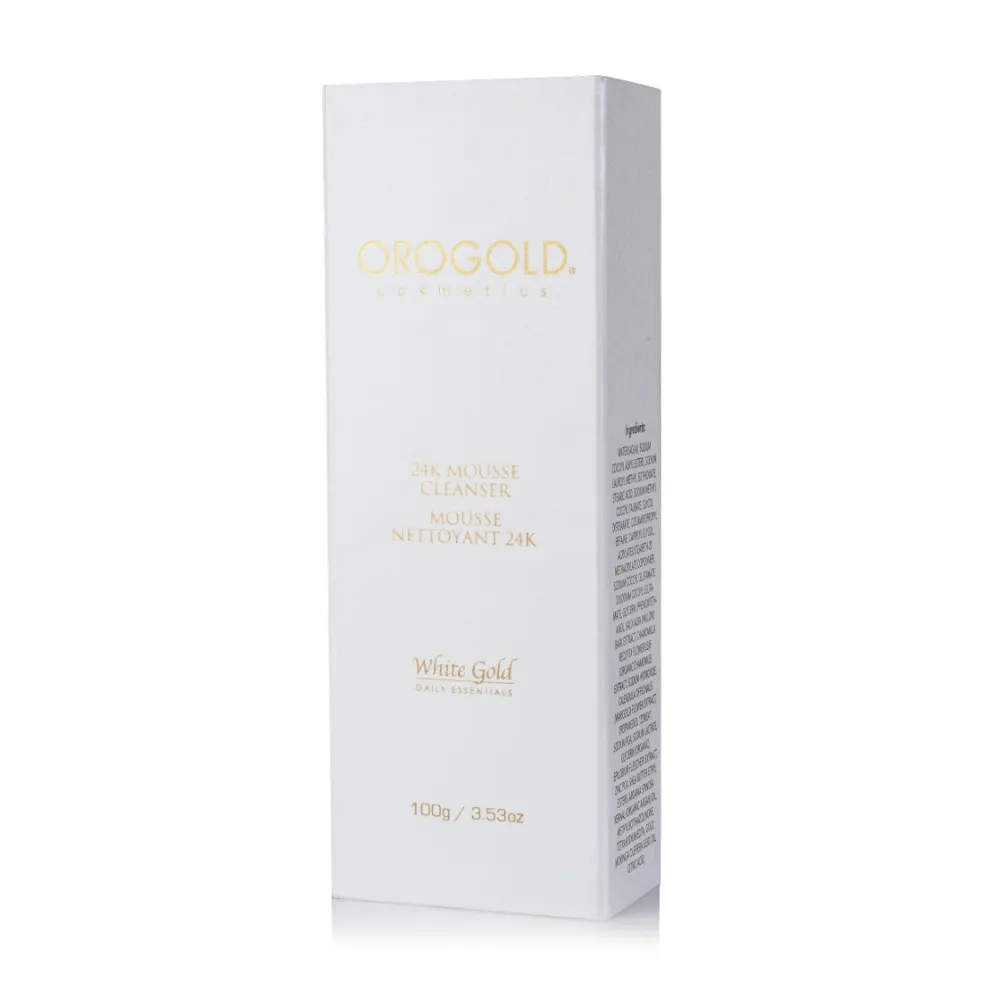 Orogold Cosmetics White Gold 24K Mousse Cleanser 100g