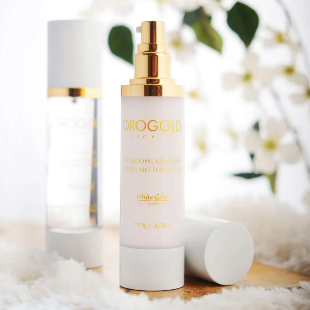 Orogold Cosmetics White Gold 24K Mousse Cleanser 100g