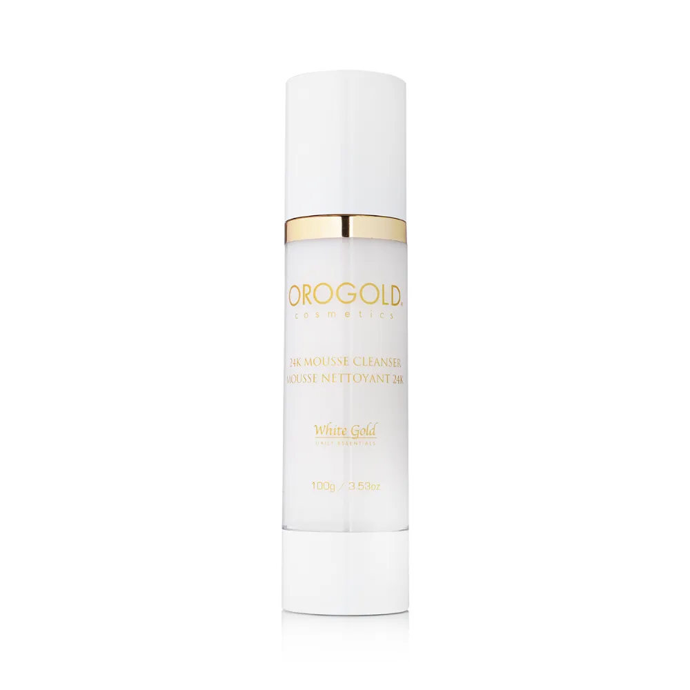 Orogold Cosmetics White Gold 24K Mousse Cleanser 100g