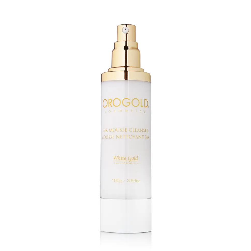 Orogold Cosmetics White Gold 24K Mousse Cleanser 100g