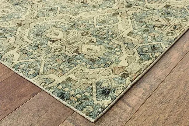 Raleigh 4927L Ivory Blue Rug