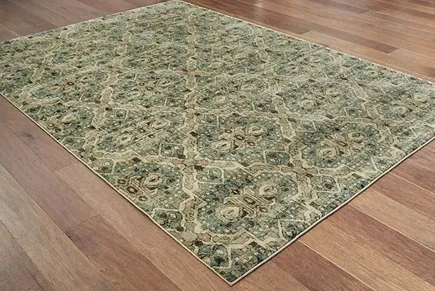 Raleigh 4927L Ivory Blue Rug