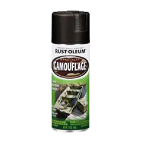 Rust-Oleum Camouflage Spray Paint (Black, 12 oz)