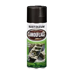 Rust-Oleum Camouflage Spray Paint (Black, 12 oz)