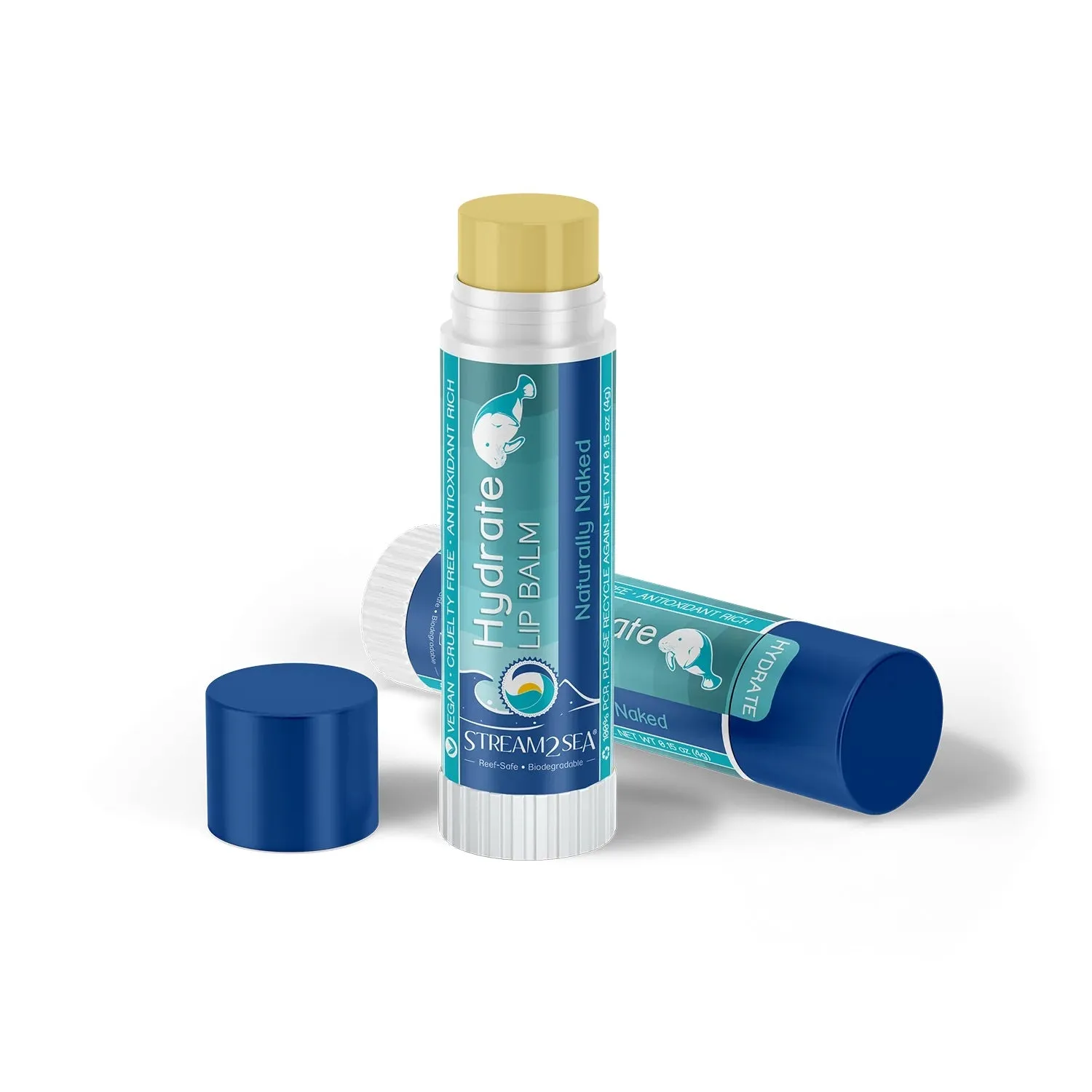 Stream2Sea Hydrate Lip Balm Display, 21 Counts