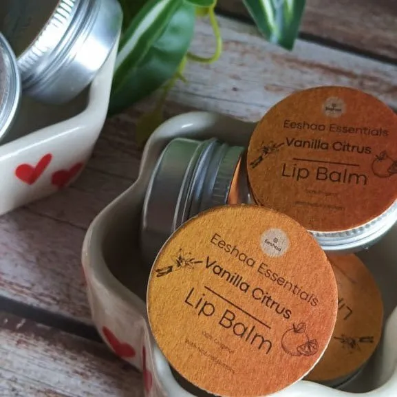 Vegan Hydrating Lip Balm - Citrus Vanilla (10g)