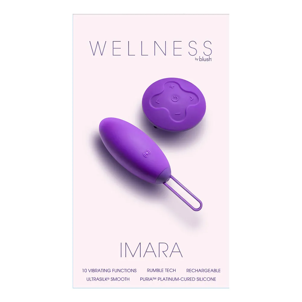 Wellness Imara Vibrating Egg with Remote Purple